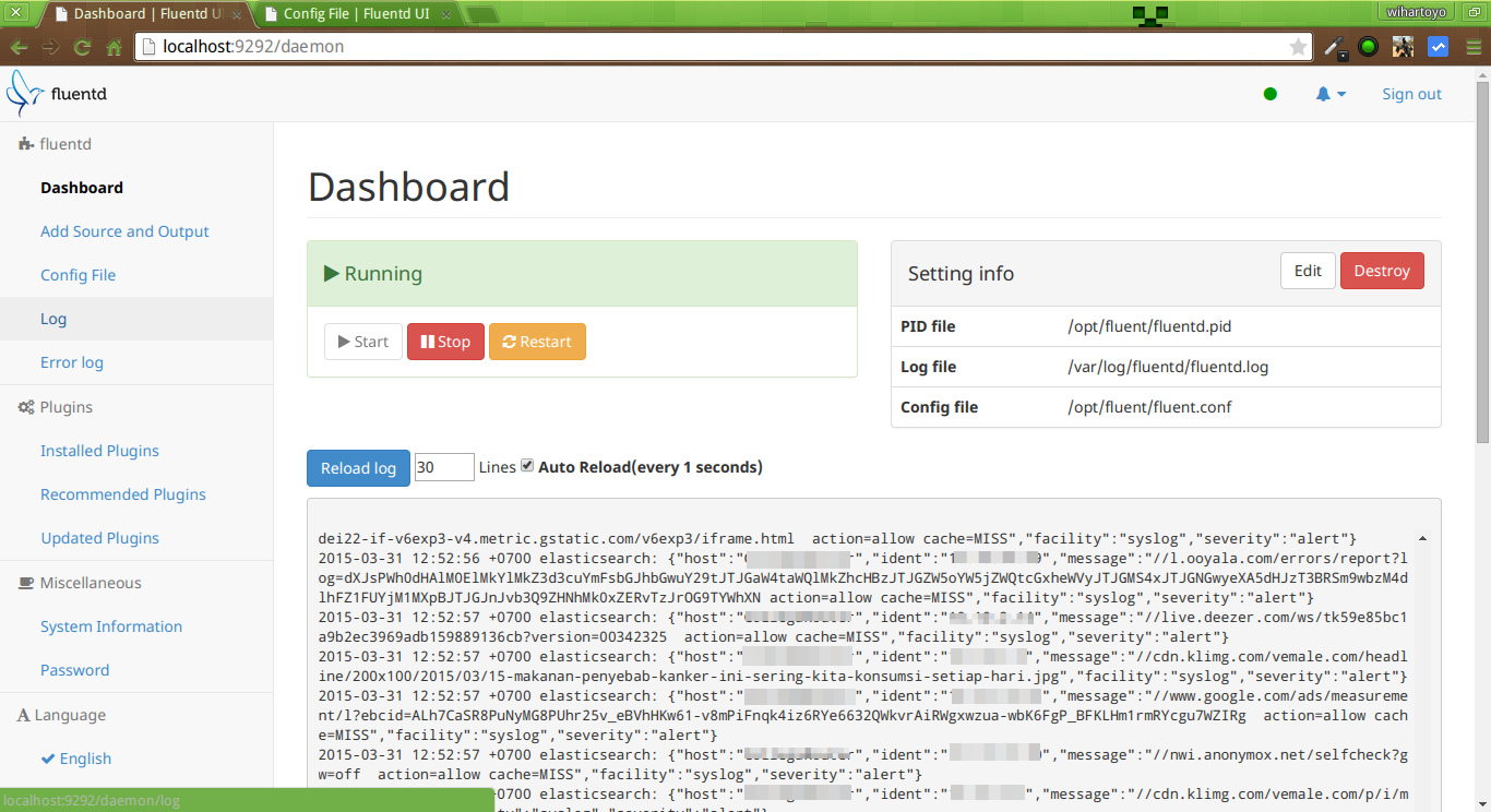 Activity log. Logs plugin. дашборд логов. Logs plugin. Plugin login security.