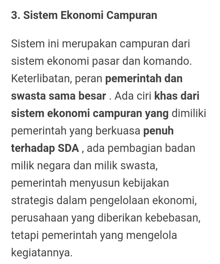 Soal dan Kunci Jawaban Essay Bab 6 Sistem Ekonomi Kelas XI