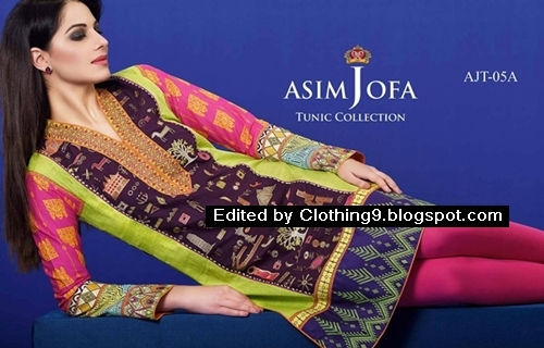 Asim Jofa Tunic Collection 2016 Asim Jofa Tunic Collection 2016