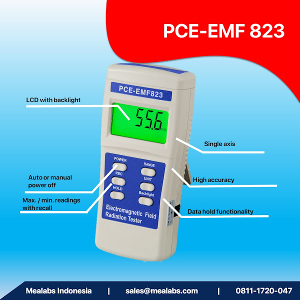 PCEEMF 823 EMF Meter Mealabs Metal Detector Indonesia