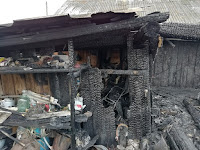 (ФОТО)Пожар в селе Знаменское, ул. Калинина, д. 18