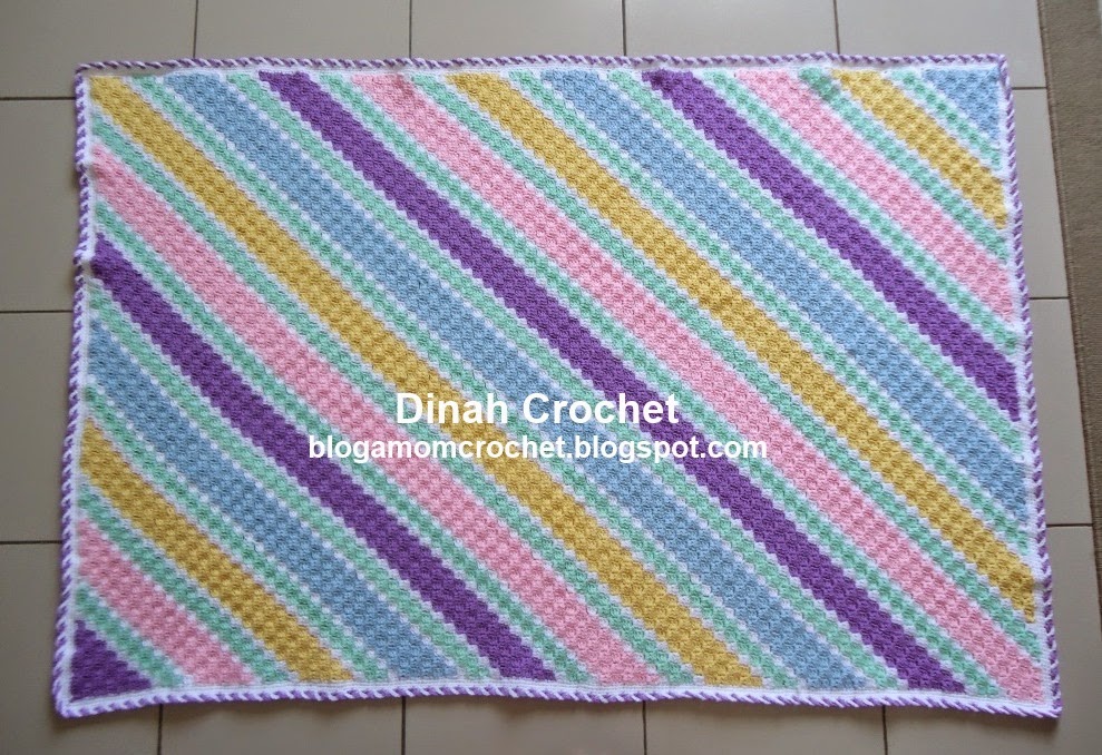 Dinah Crochet C2C baby blanket