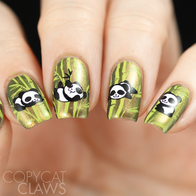Panda Nail Stamping