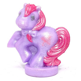 My Little Pony Purple Umbrella Pony Year 8 Pretty 'n Pearly Ponies Petite Pony