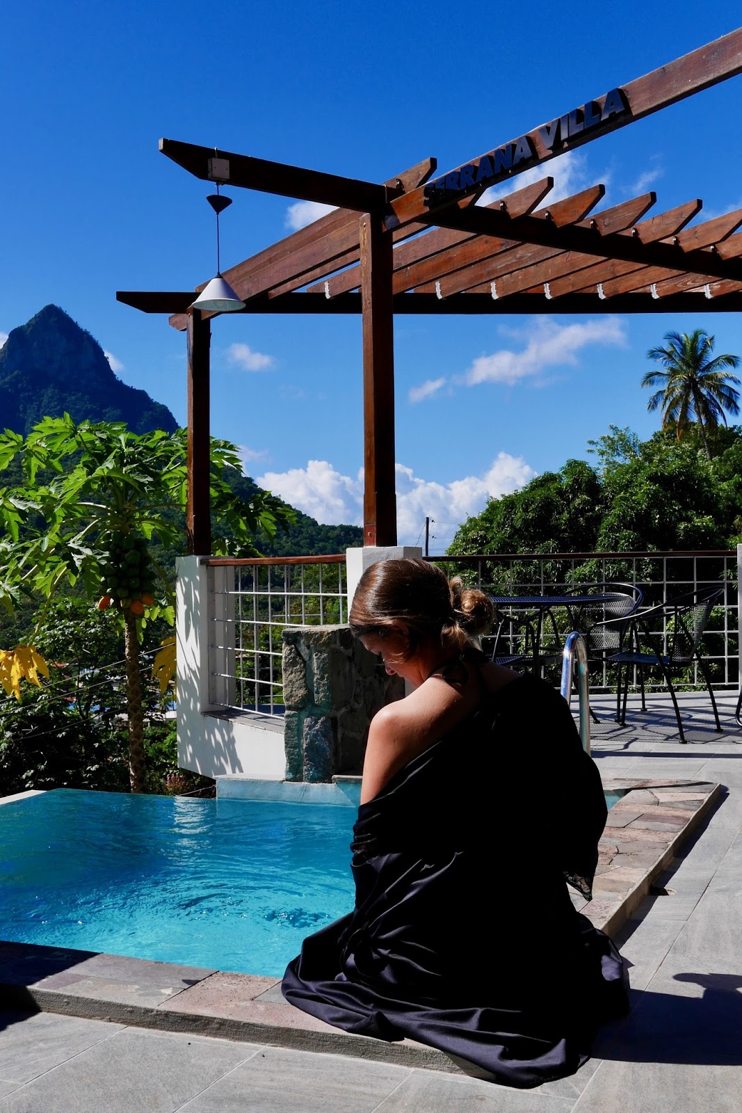 The best airbnb in the world looking onto the Piton Mountains, Soufrière, Saint Lucia, review by www.CalMcTravels.com, Cal McTravels