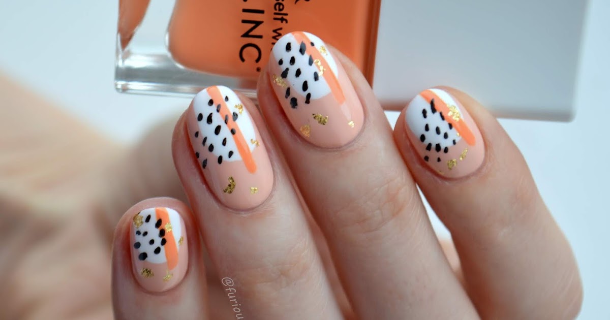 Aanchal - Nail Content Creator on Instagram: Orange and blue to