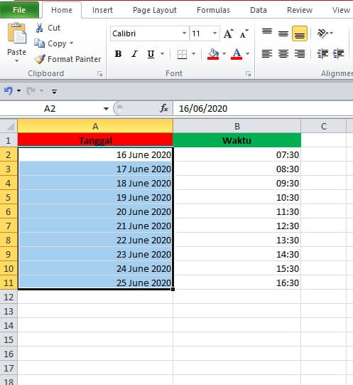 Cara Merubah Format Tanggal Dan Waktu Di Excel Cara Merubah Format Tanggal Dan Waktu Di Excel