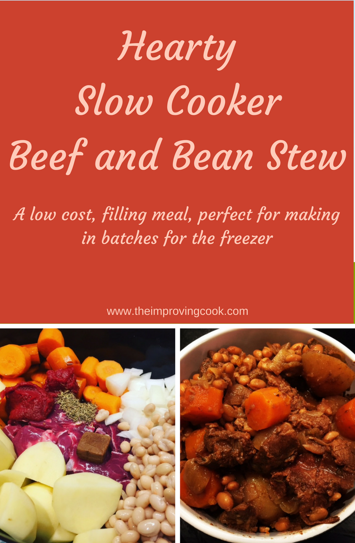 Hearty Slow Cooker Beef and Bean Stew