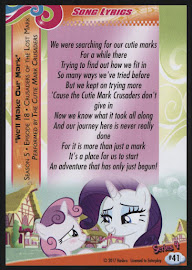 My Little Pony We'll Make Our Mark Series 4 Trading Card