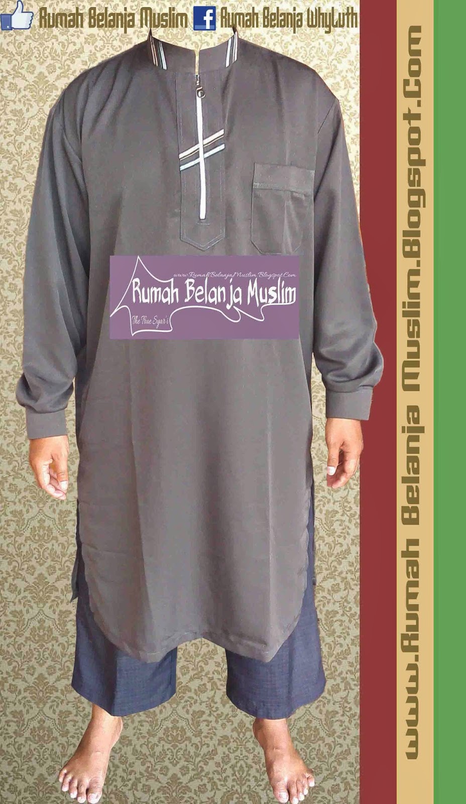RUMAH BELANJA MUSLIM Baju Muslim Model Gamis Pakistan 