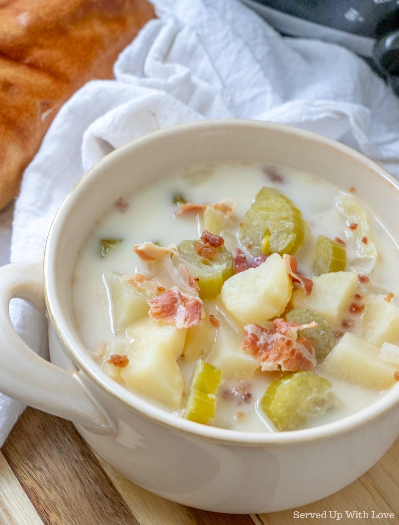 Served Up With Love Crock Pot Potato Soup