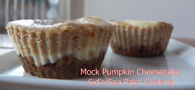 Mock Pumpkin Cheesecakes