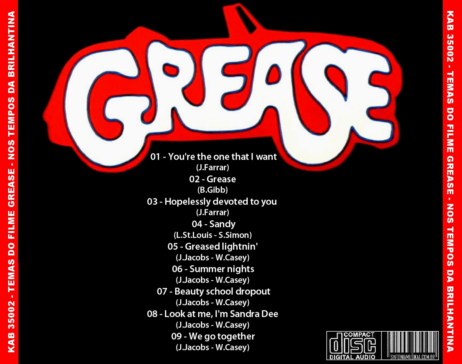 SintoniaMusikal Grease Nos tempos da brilhantina (LP 1978) SintoniaMusikal Grease Nos tempos da brilhantina (LP 1978)