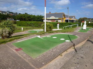 Arnold Palmer Crazy Golf course in Exmouth, Devon Arnold Palmer Crazy Golf course in Exmouth, Devon