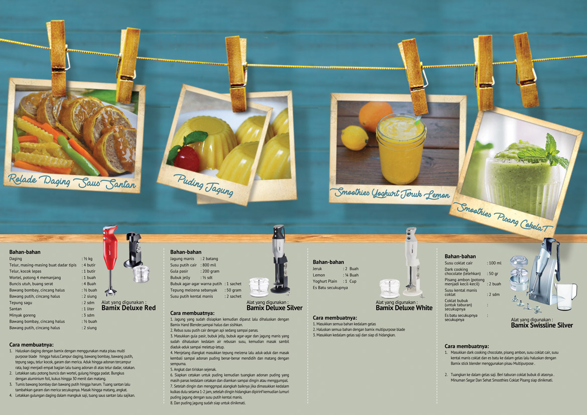 Bamix Indonesia Smoothies and Snacks Recipe