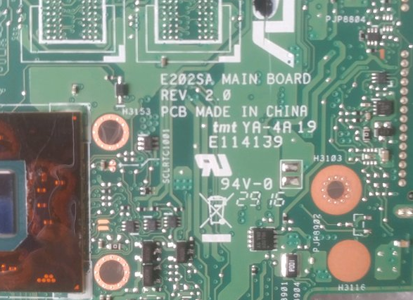 Asus E202SA Mainboard Rev. 2.0 Laptop Bios
