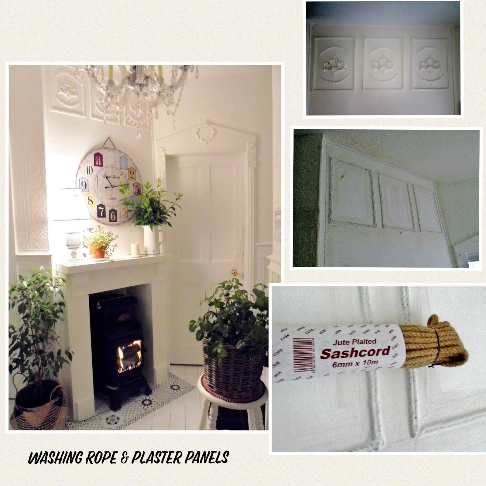 JiggleMaWiggle: Rope and plaster panels.