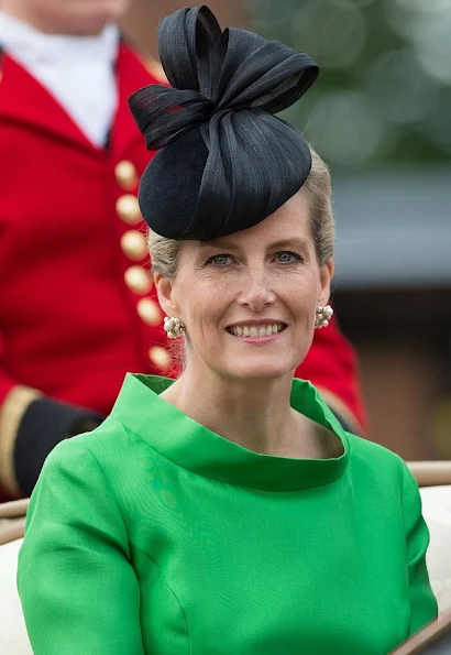 Sophie, Countess of Wessex attends the Order of the Garter Service at St George's Chapel in Windsor Castle
