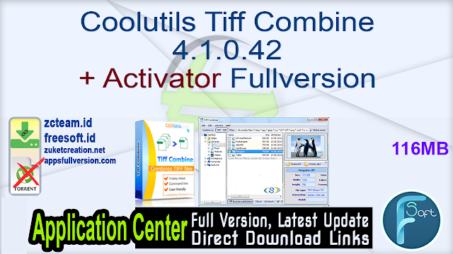 Coolutils Tiff Combine 4.1.0.42 + Activator Fullversion