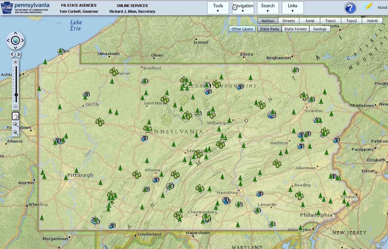 State Geologists Pennsylvania's interactive GIS map adds geologic data