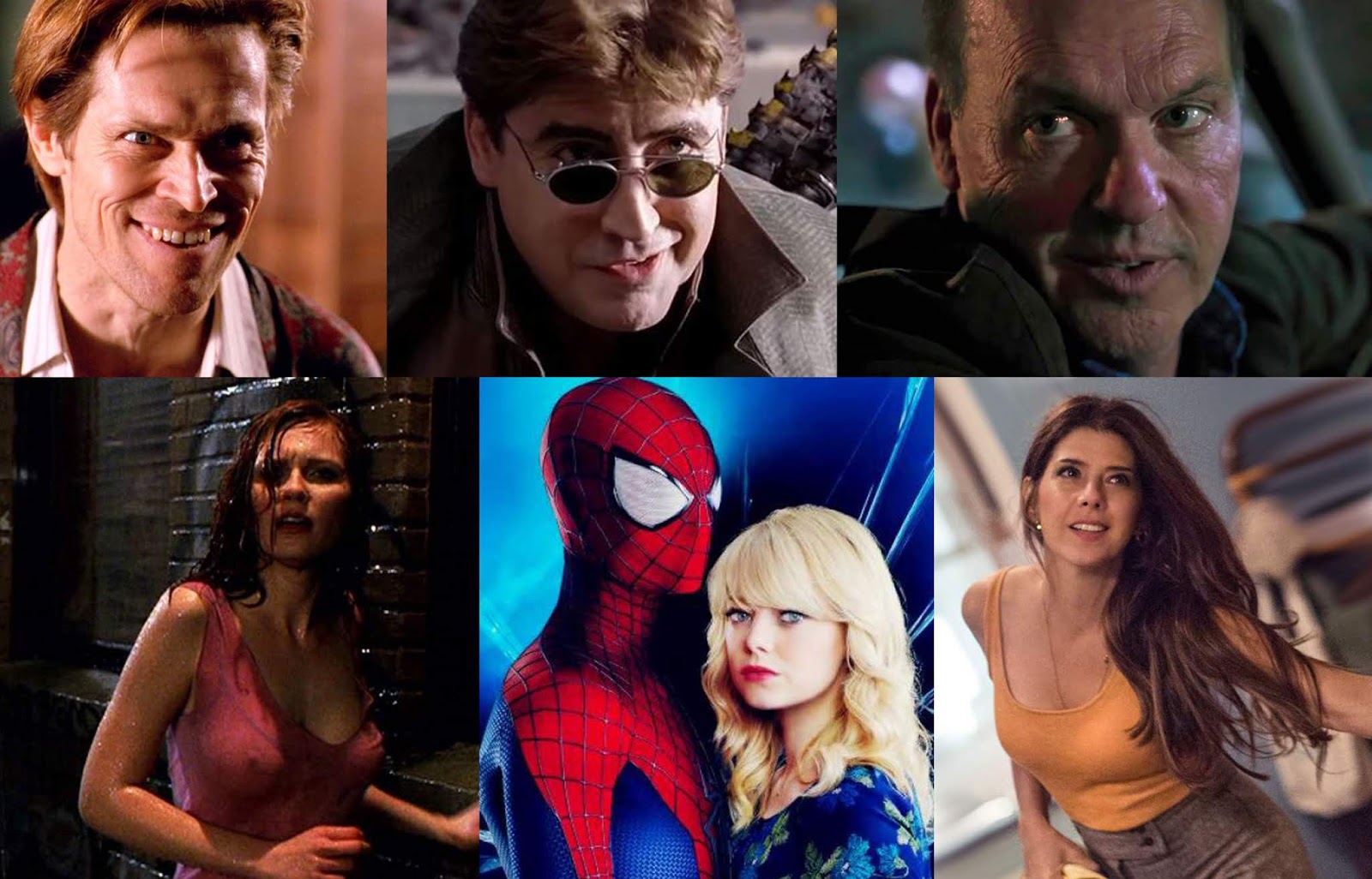 Villanos y otros personajes de las películas de Spider-Man