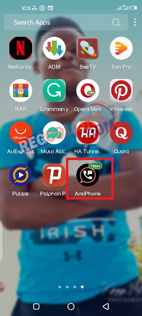 Download the  Anti Phone App