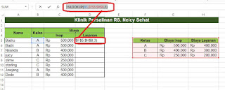 mengambil data dari tabel dengan Vlookup