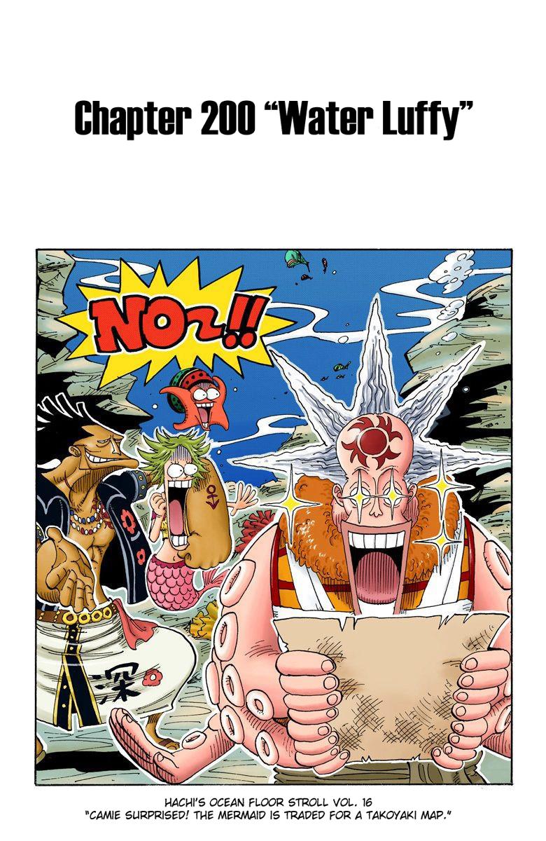 One Piece, Chapter 200 : Water Luffy - One Piece Manga Online - Colored