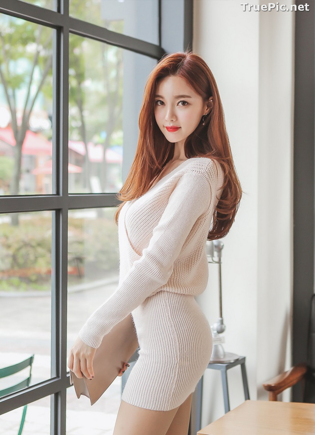 Image Korean Fashion Model – Hyemi – Office Dress Collection #3 - TruePic.net - Picture-8