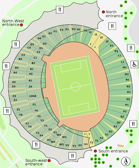 Elegant Olympiastadion München Sitzplan Die sitzplan