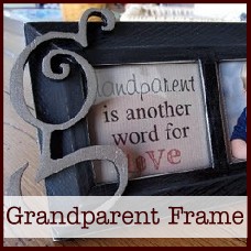 grandparents frame print