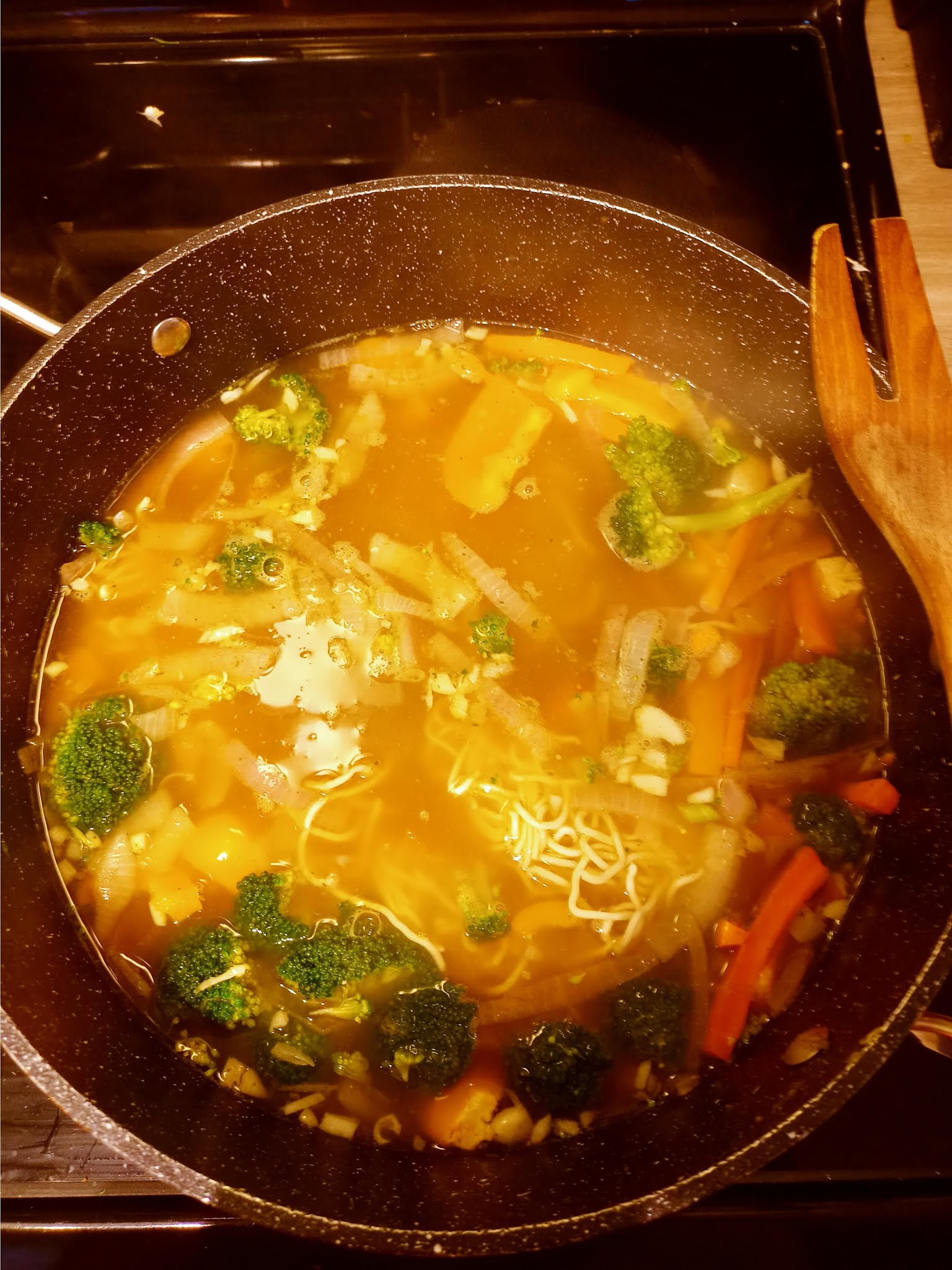 Soupe asiatique au tofu