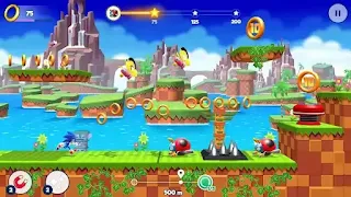 تحميل لعبة سونيك القنفذ السريع sonic runners adventure apk المدفوعة مجانا للاندرويد