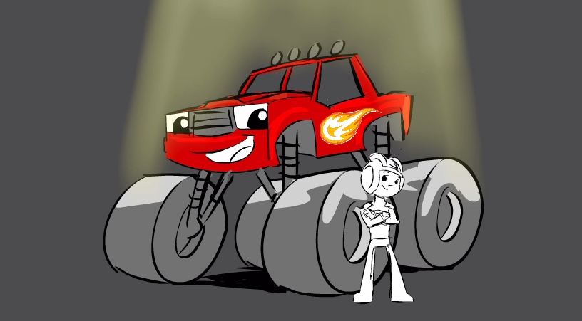 STORYBOARD: Blaze and the Monster Machines (Opening Storyboard Animatic)