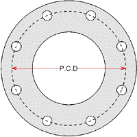 How Calculate PCD of a Flange?