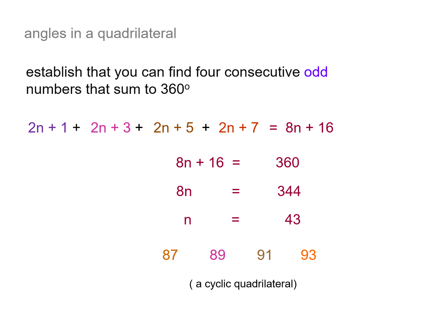 MEDIAN Don Steward mathematics teaching odd and even numbers