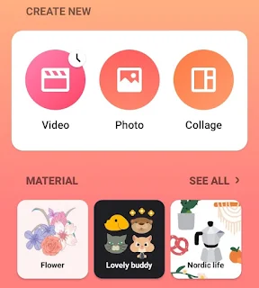open the inshot app