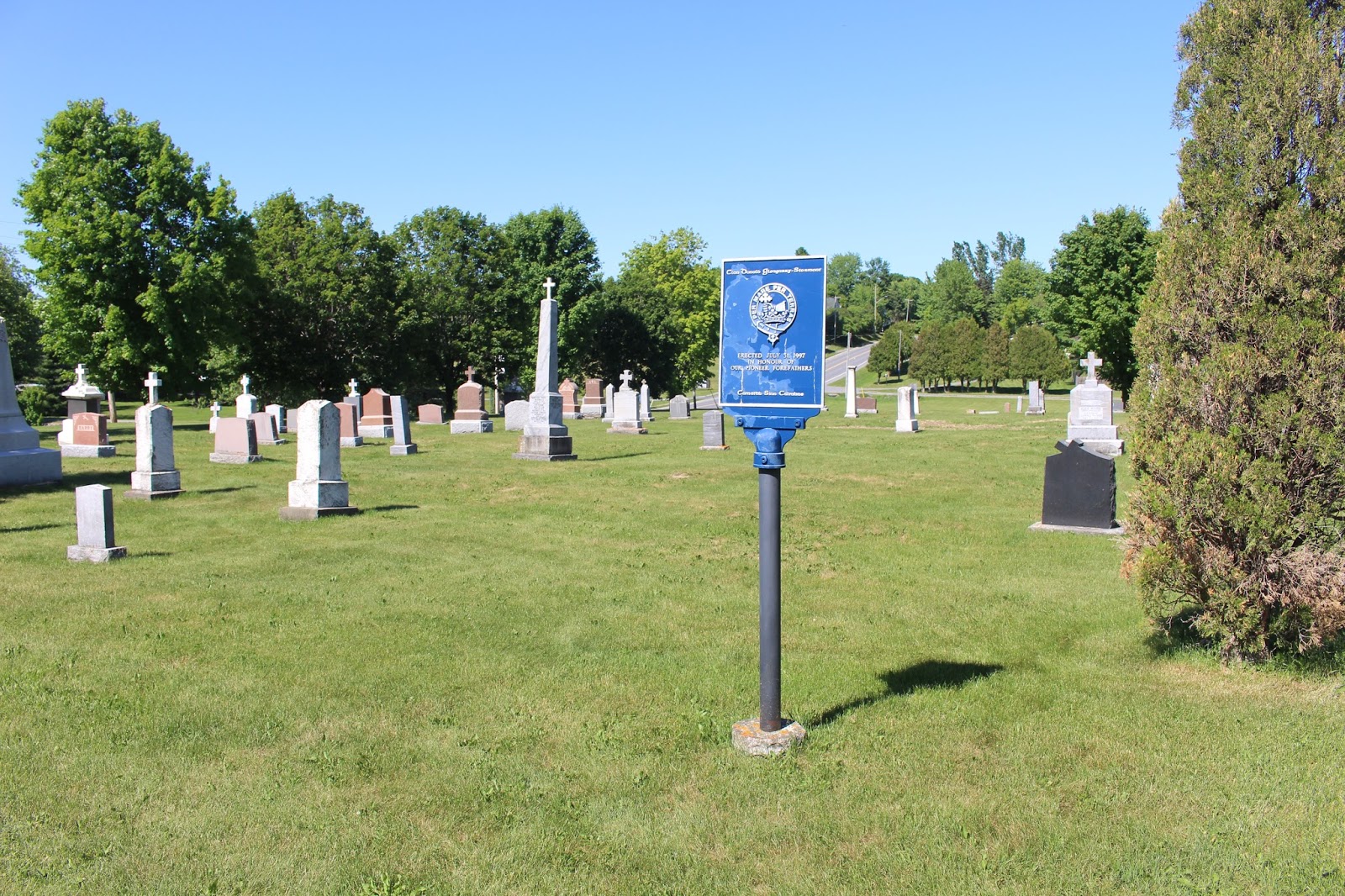 Memorials in Ottawa GlengarryStormont Plaque