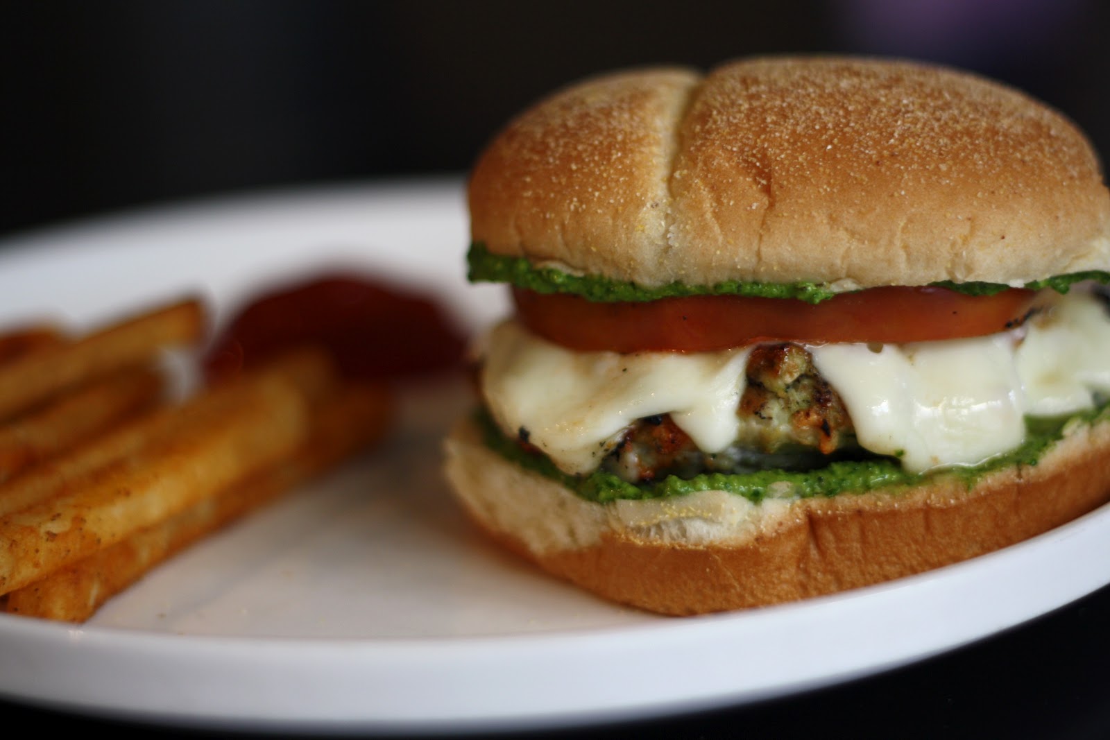 what's for dinner? pesto chicken burgers... 25 minutes