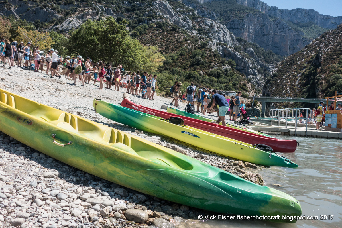Vick and Jennifer's Travels Kayaking on the de Verdon
