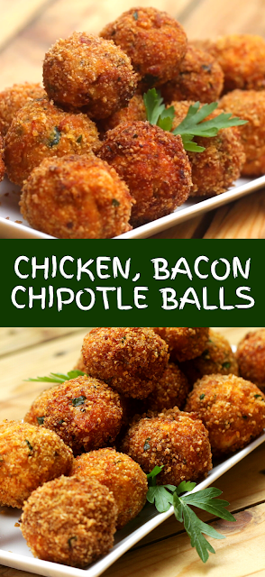 Chicken, Bacon Chipotle Balls