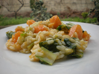 Risotto con Zucca Gialla e Bietole