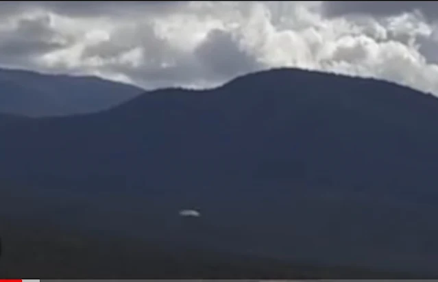 Screenshot from the Beaver, Utah UFO video.