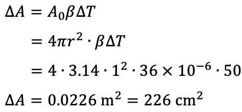 Sebuah Bola Berongga Terbuat Dari Perunggu Koefisien Muai Panjang A 18 X 10 6 C Mas Dayat