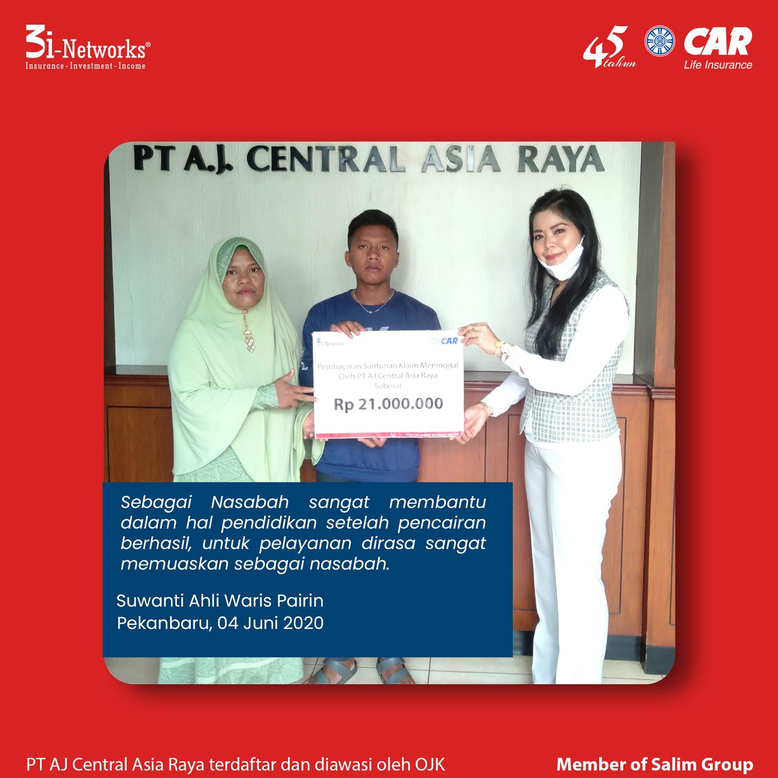 klaim asuransi kesehatan dilaporkan sebagai penghasilan delinewstv