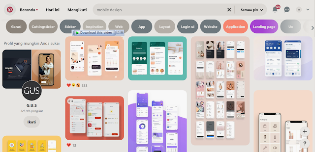 9 situs  inspirasi Keren bagi Designer dan UI/UX
