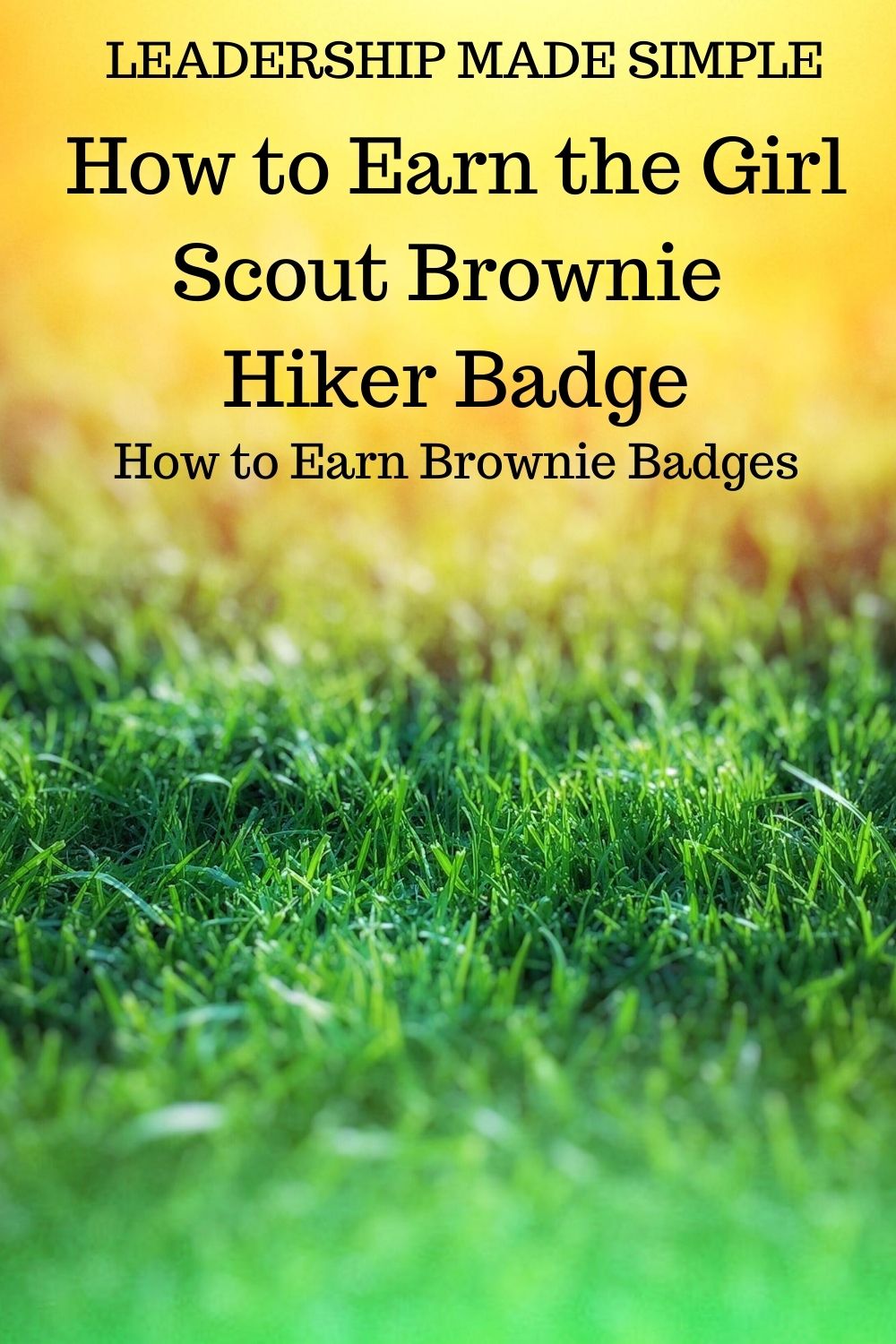 How to Earn Brownie Badges How to Earn the Girl Scout Brownie Hiker