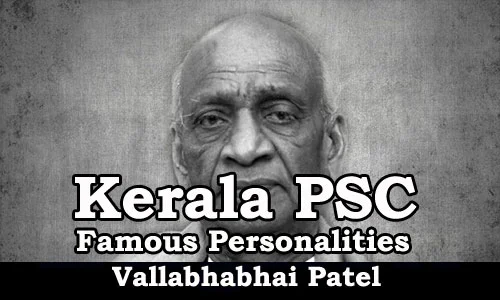 Famous Personalities - Vallabhabhai Patel (1875-1950)