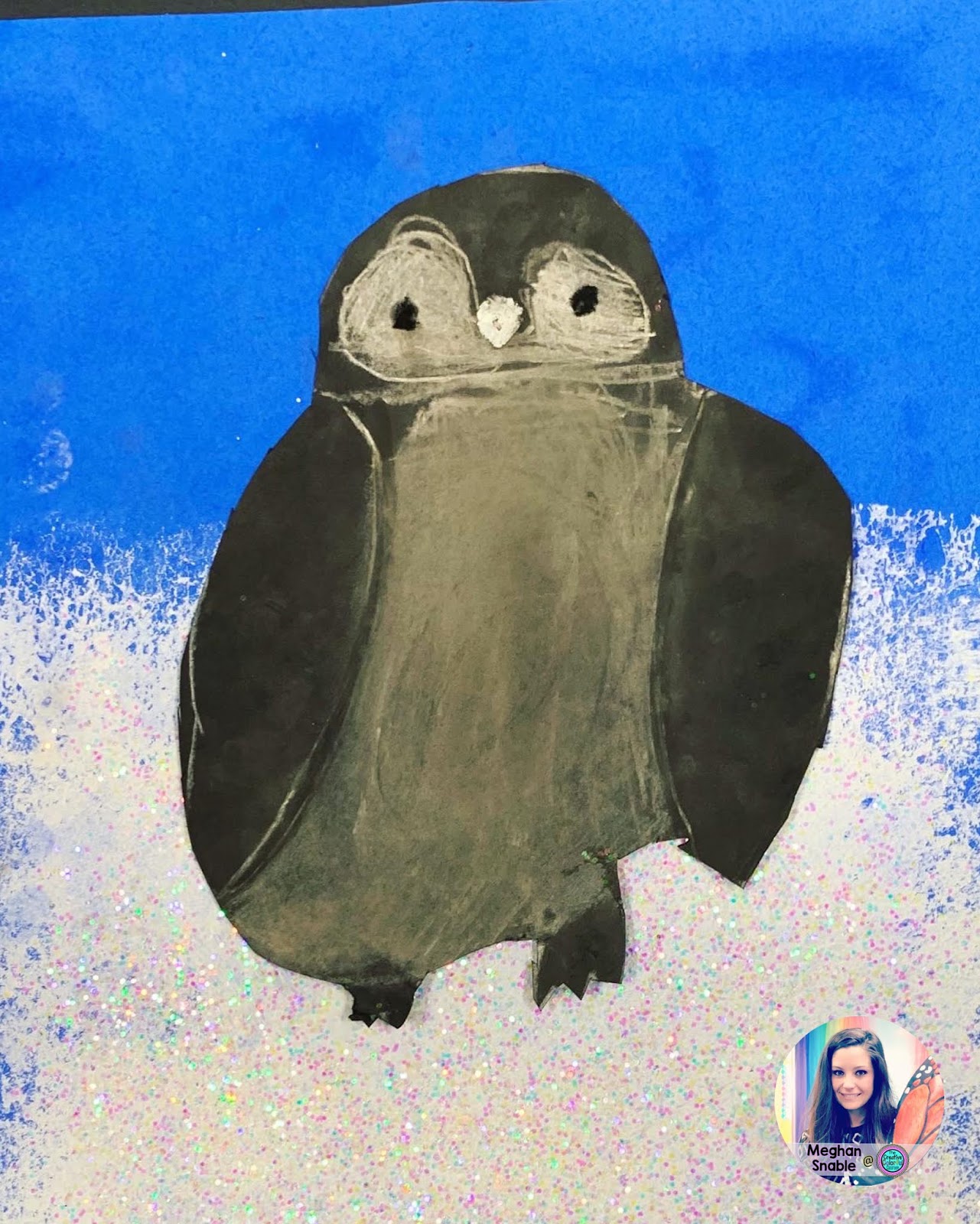 The Creative Colorful Classroom: Pastel Penguin Art Project