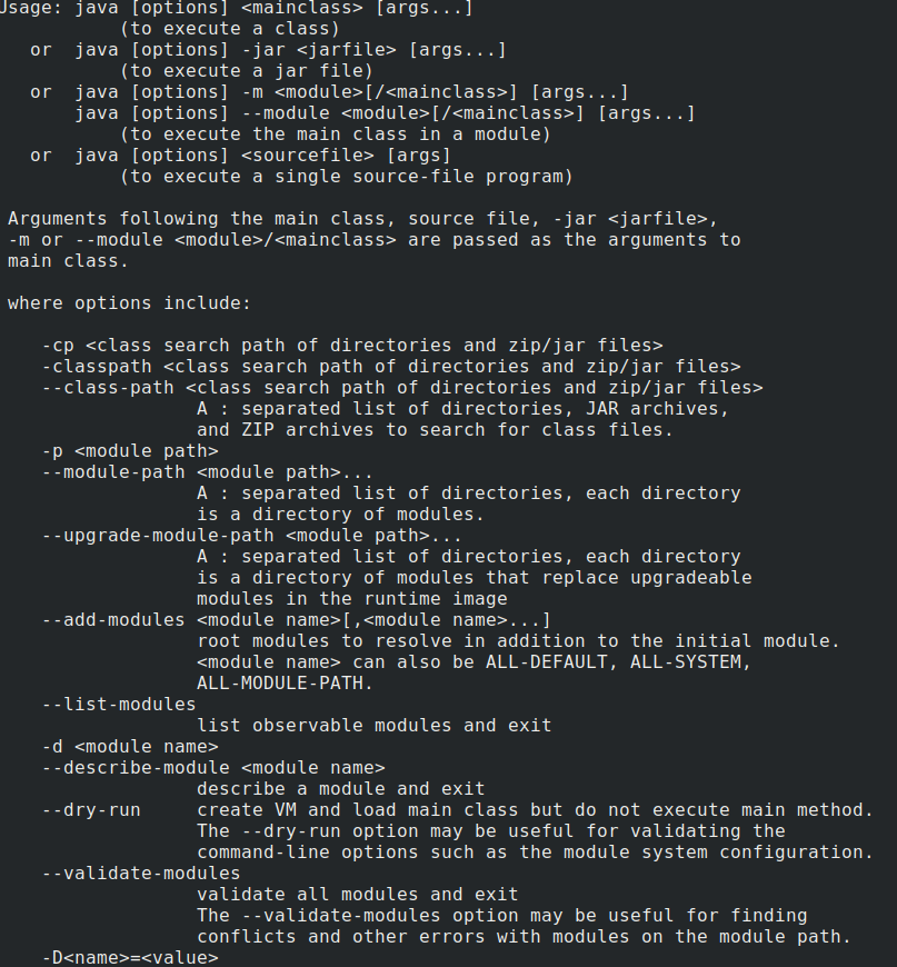JAVA 程式在CLI模式編譯與執行